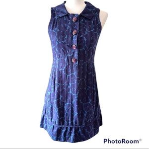 Marc by Marc Jacobs navy floral dress 4